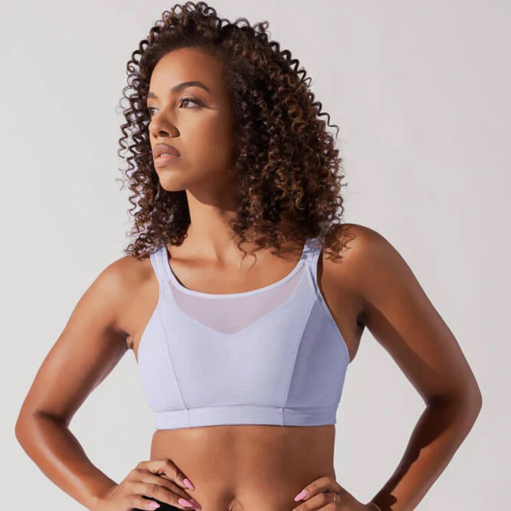 Popflex Superbra High Impact Sports Bra, Lavender, Medium